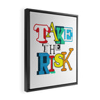 Take the Risk Framed Canvas Print Gallery Image 2