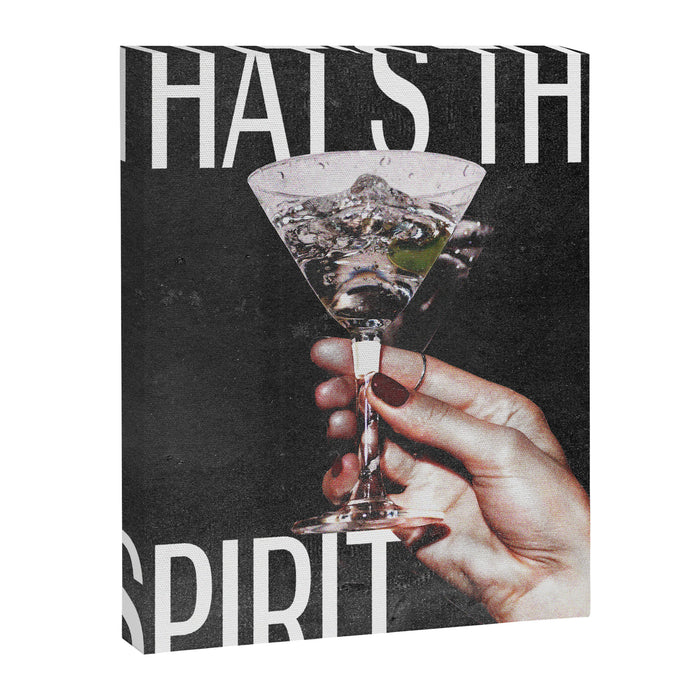 That's the Spirit - Martini Canvas Print Gallery Image 1