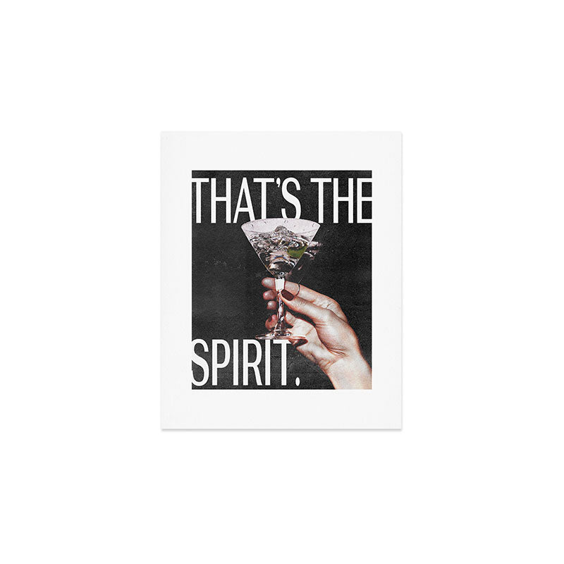 That's the Spirit - Martini Art Print Gallery Image 1