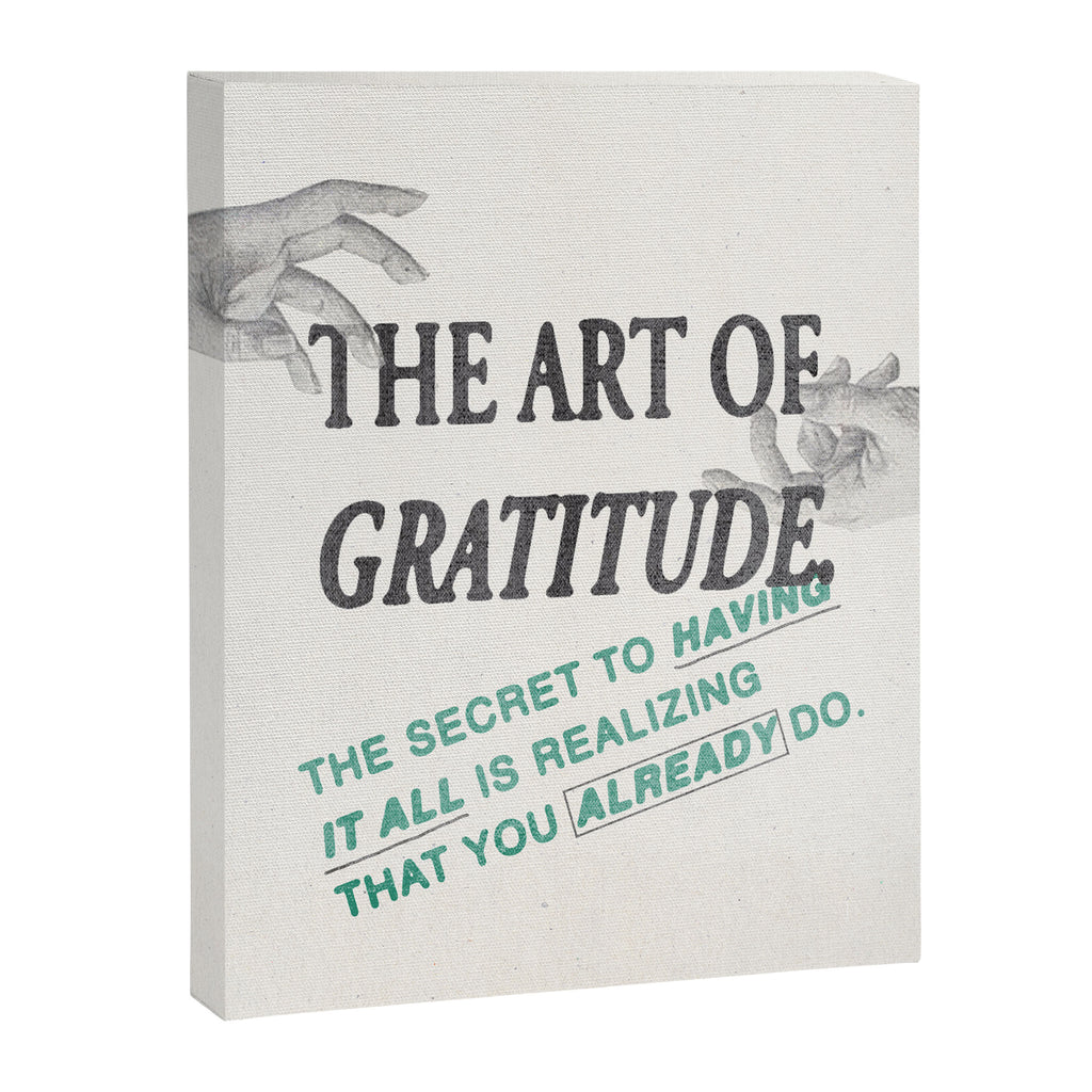 The Art of Gratitude Canvas Print Gallery Image 6