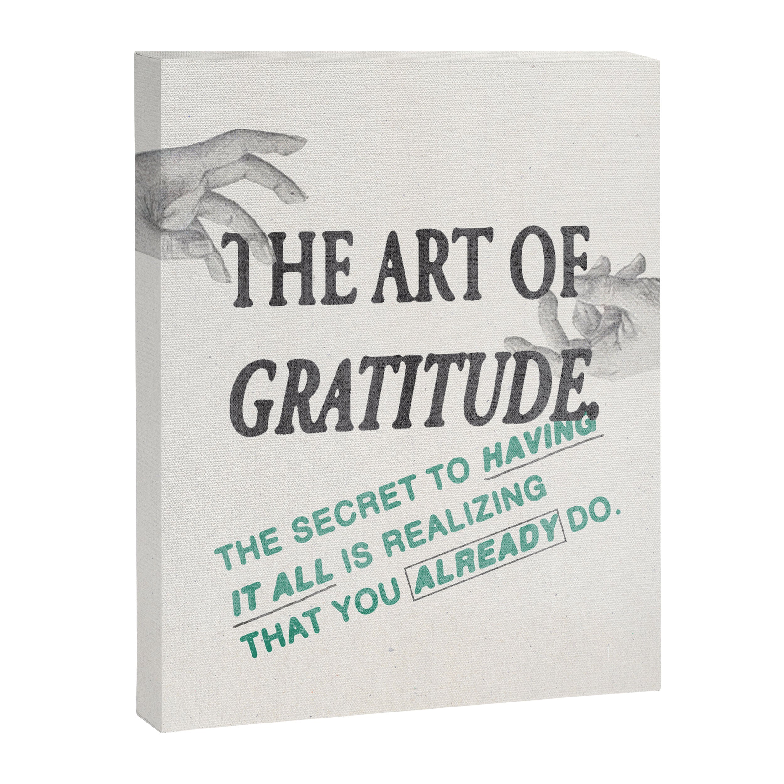 The Art of Gratitude Canvas Print Gallery Image 6