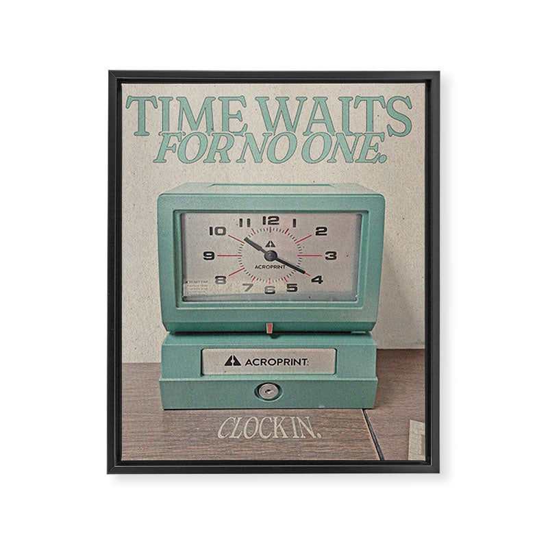 Time Waits For No One Framed Canvas Print Gallery Image 6
