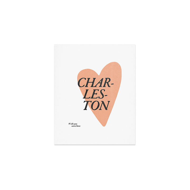 Wish you were here - Charleston Art Print Gallery Image 1