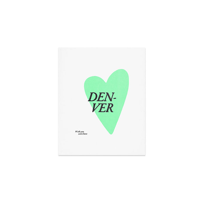 Wish you were here - Denver Art Print Gallery Image 1