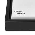 Wish you were here - Denver Framed Canvas Print Gallery Image 3