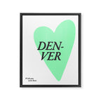 Wish you were here - Denver Framed Canvas Print Gallery Image 6