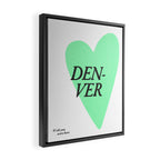 Wish you were here - Denver Framed Canvas Print Gallery Image 2