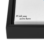 Wish you were here - Miami Framed Canvas Print Gallery Image 3