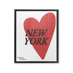 Wish You Were Here - New York Framed Canvas Print Gallery Image 6