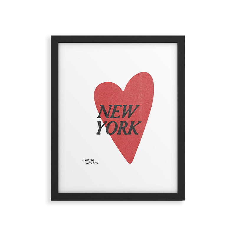 Wish You Were Here - New York Framed Art Print Gallery Image 5