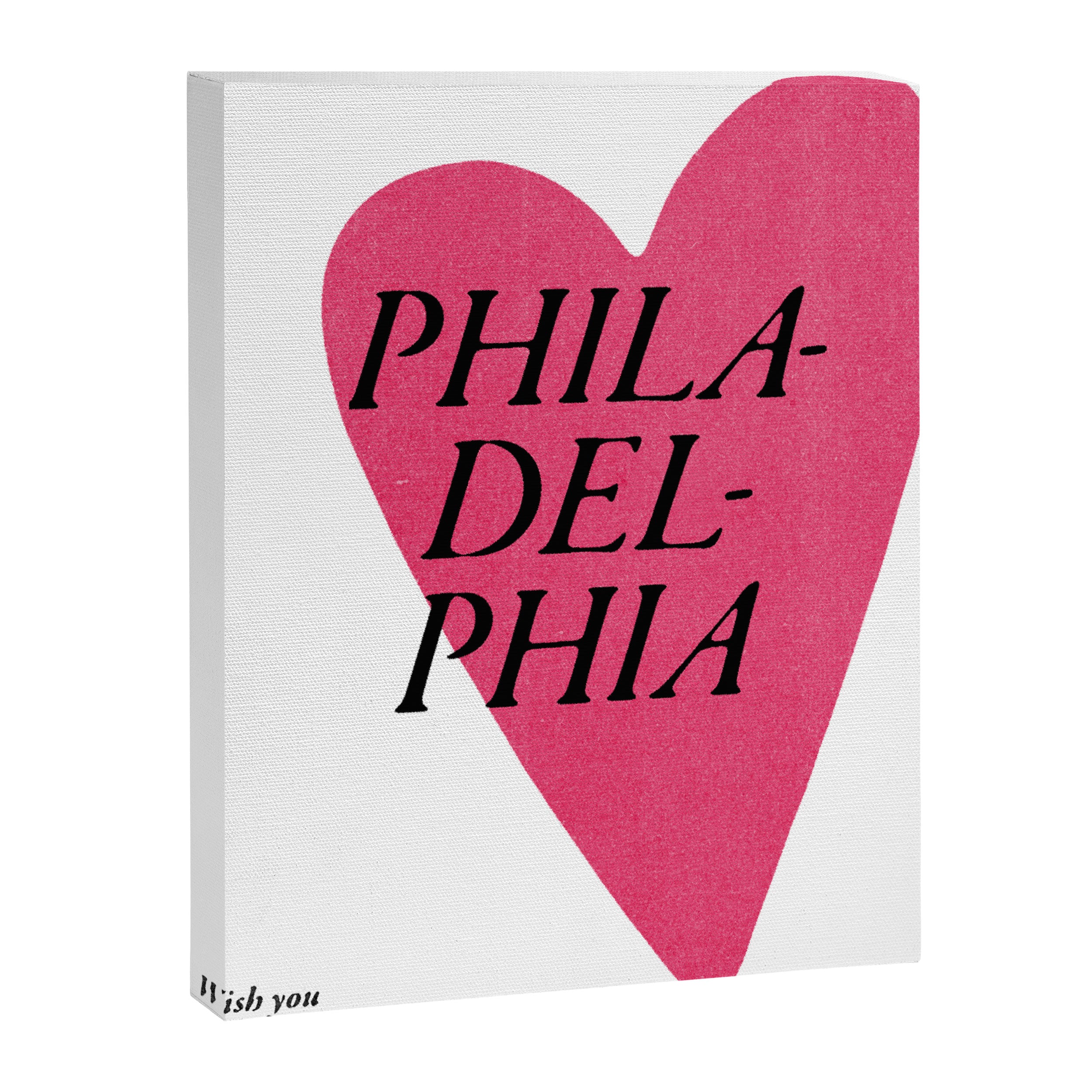 Wish You Were Here - Philadelphia Canvas Print Gallery Image 6