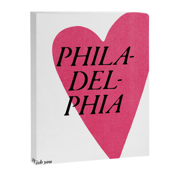 Wish You Were Here - Philadelphia Canvas Print Gallery Image 1