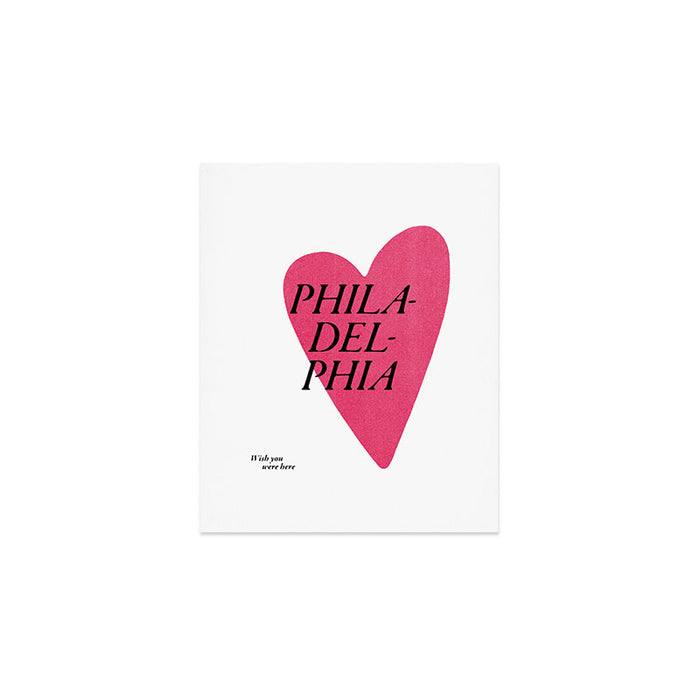 Wish You Were Here - Philadelphia Art Print Gallery Image 1