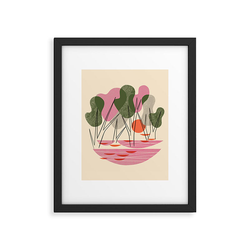Abstract Forest Framed Art Print Gallery Image 6