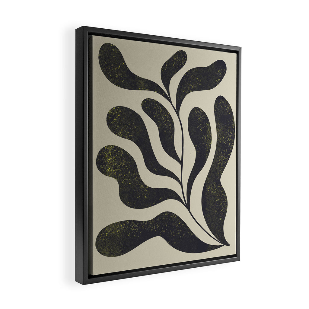 Abstract Plant No. 1 Framed Canvas Print Gallery Image 2