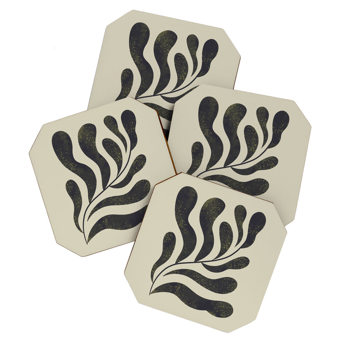 Abstract Plant No. 3 Coaster Gallery Image 1