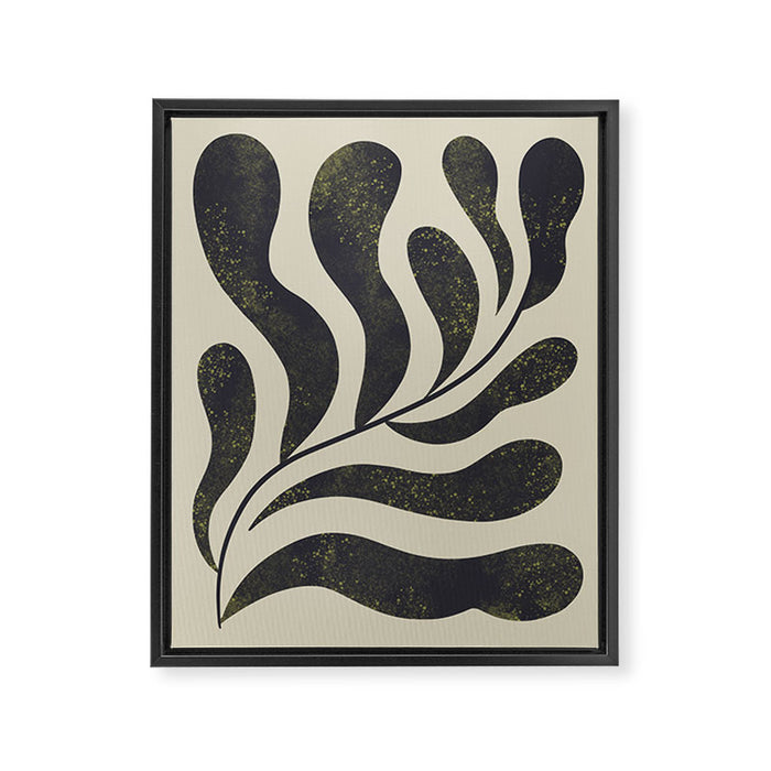 Abstract Plant No. 3 Framed Canvas Print Gallery Image 1