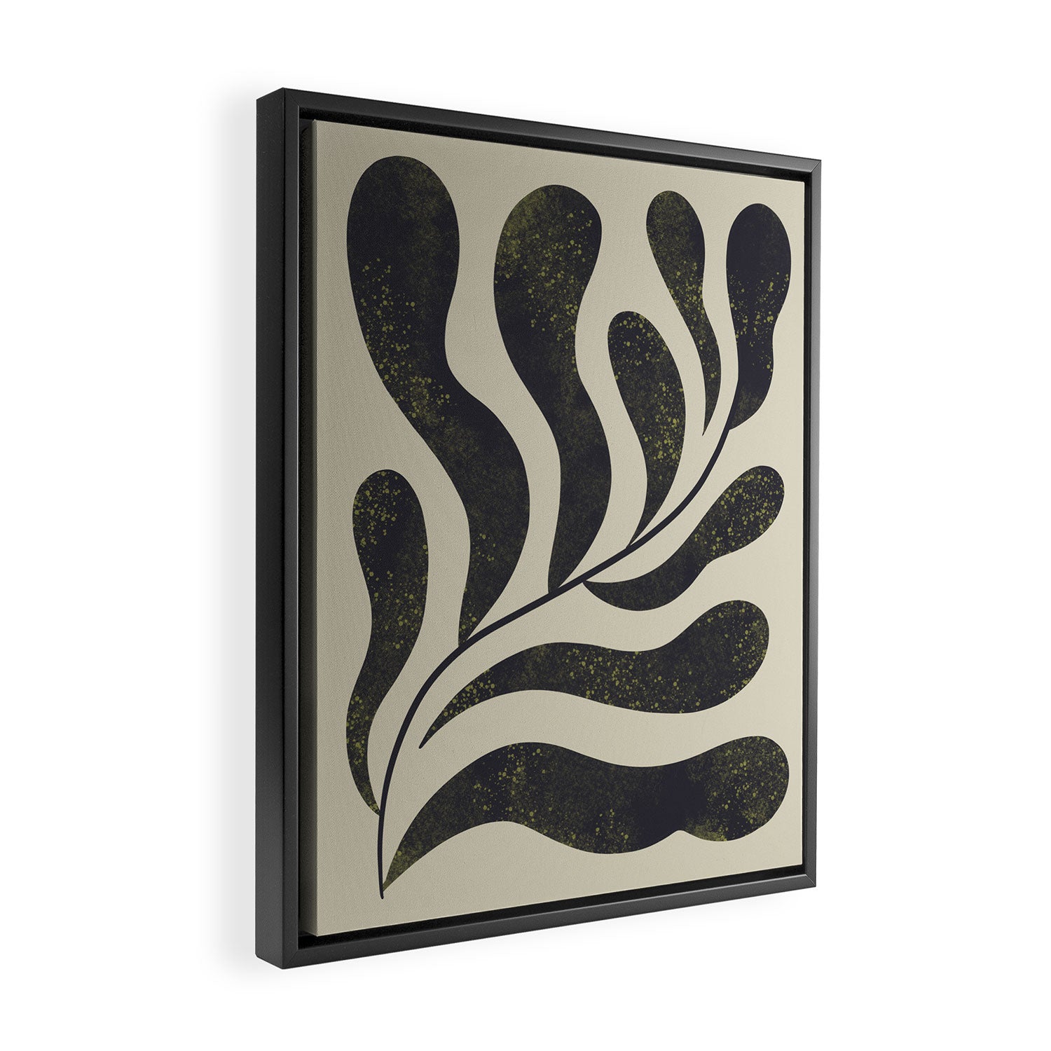 Abstract Plant No. 3 Framed Canvas Print Gallery Image 2