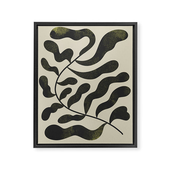 Abstract Plant No. 4 Framed Canvas Print Gallery Image 1