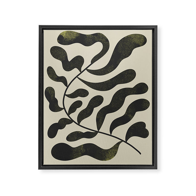Abstract Plant No. 4 Framed Canvas Print Gallery Image 6