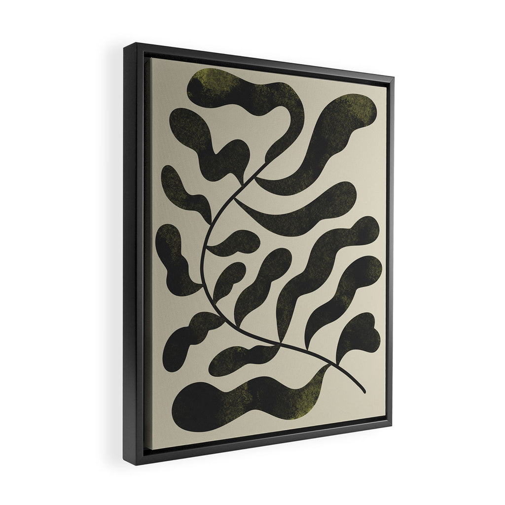 Abstract Plant No. 4 Framed Canvas Print Gallery Image 2