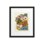 Adobe Village With Trees Framed Art Print Gallery Image 5