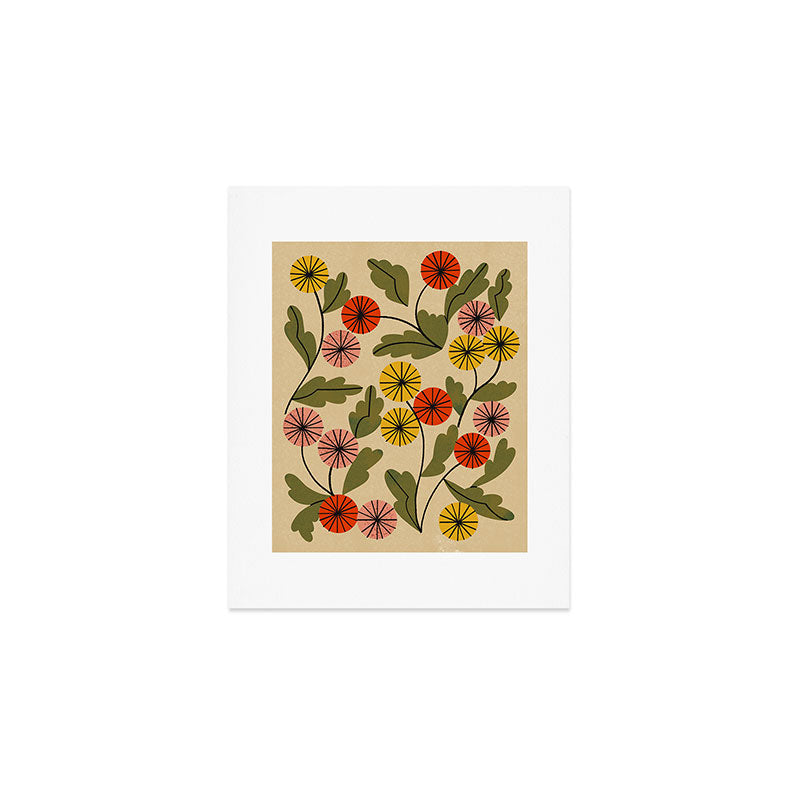 Autumn Mums Art Print Gallery Image 1