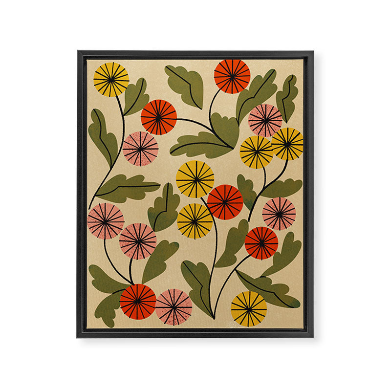 Autumn Mums Framed Canvas Print Gallery Image 6