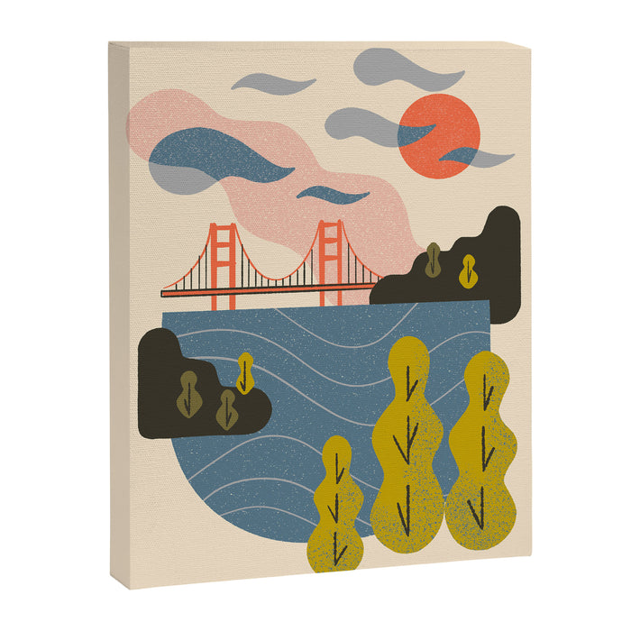 Bay Sunset Canvas Print Gallery Image 1