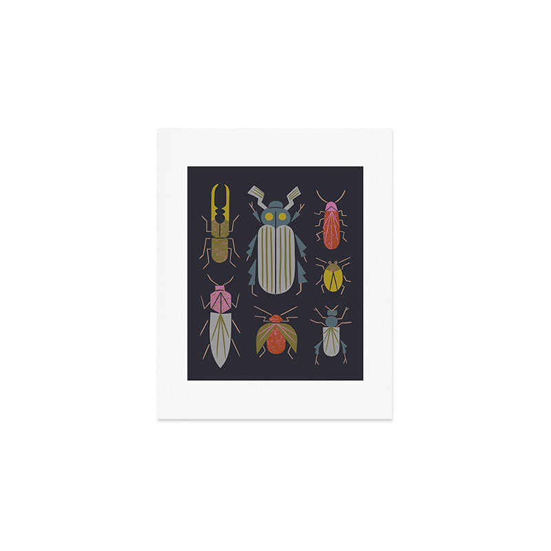 Beetle Specimens Art Print Gallery Image 1