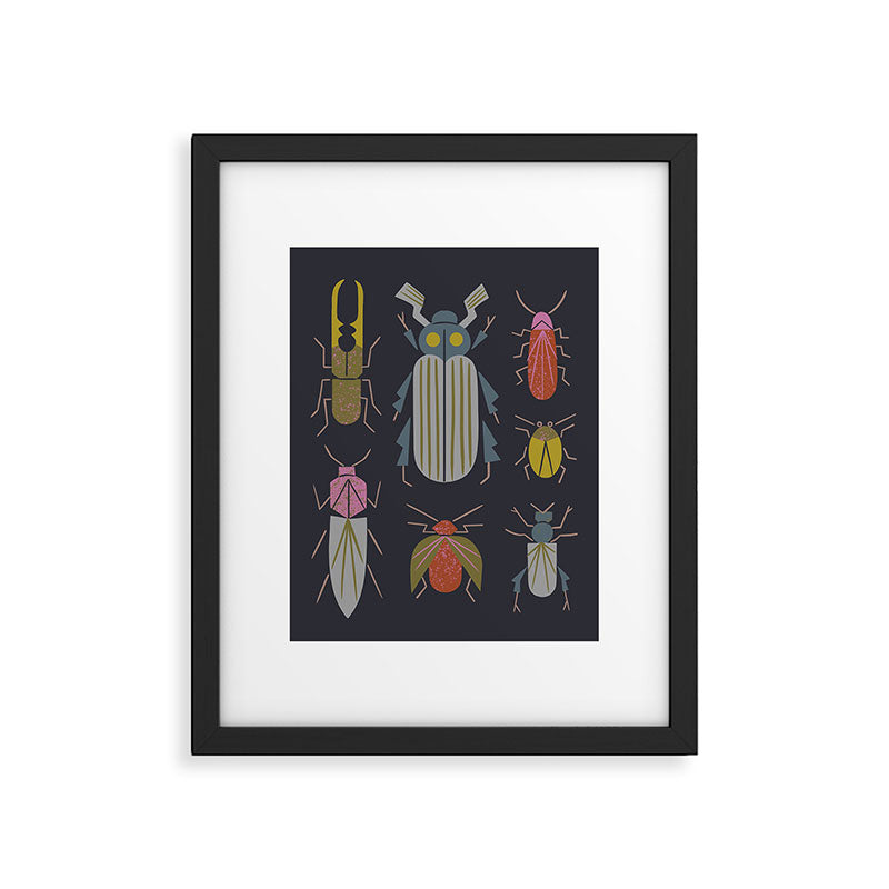 Beetle Specimens Framed Art Print Gallery Image 6