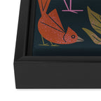 Bird Friends Framed Canvas Print Gallery Image 3