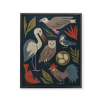 Bird Friends Framed Canvas Print Gallery Image 6
