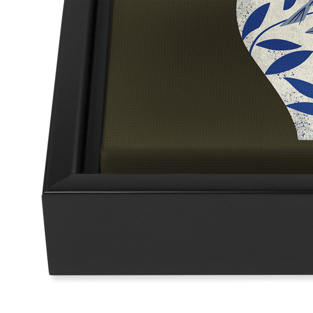 Bird Vase Bouquet Framed Canvas Print Gallery Image 3