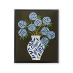 Bird Vase Bouquet Framed Canvas Print Gallery Image 6