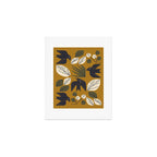 Birds and Leaves Grid Art Print Gallery Image 1