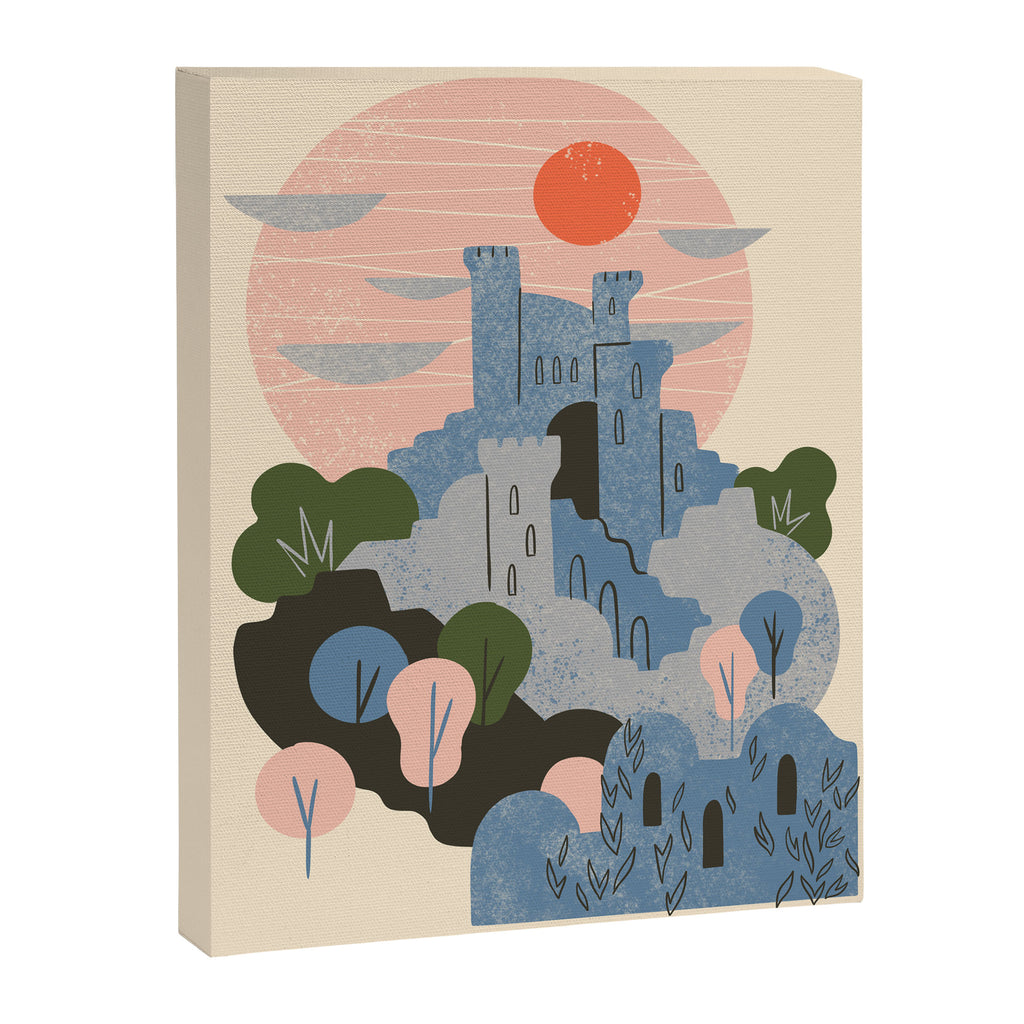 Blue Castle Canvas Print Gallery Image 6