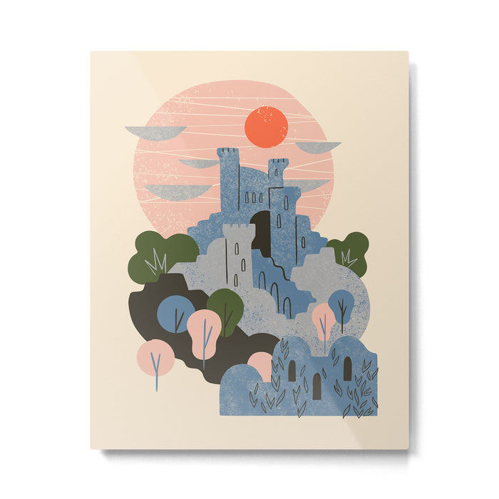 Blue Castle Metal Print Gallery Image 1