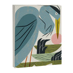 Blue Heron, Green Marsh Canvas Print Gallery Image 6