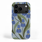 Blue Iris iPhone Case Gallery Image 1