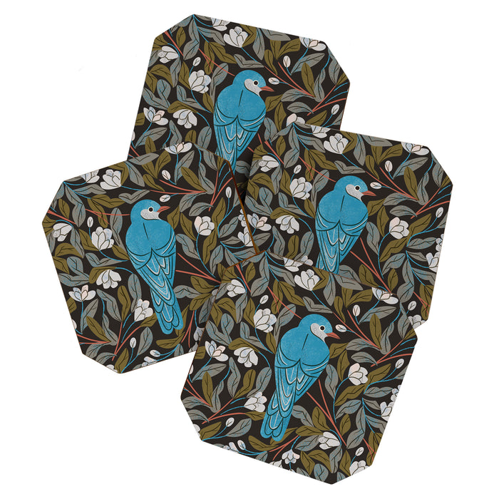 Bluebird and Apple Blossoms Coaster Gallery Image 1