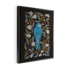 Bluebird and Apple Blossoms Framed Canvas Print Gallery Image 2