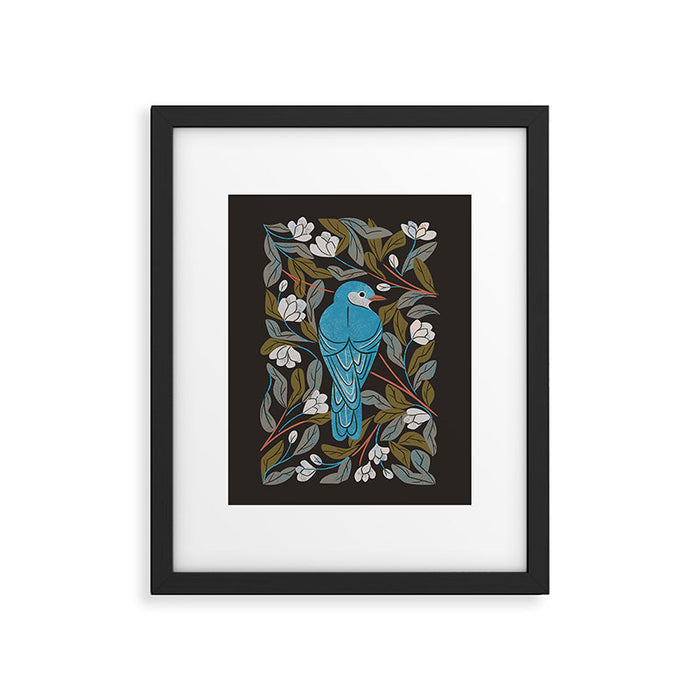 Bluebird and Apple Blossoms Framed Art Print Gallery Image 1