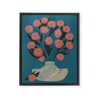 Bouquet Still Life Framed Canvas Print Gallery Image 6