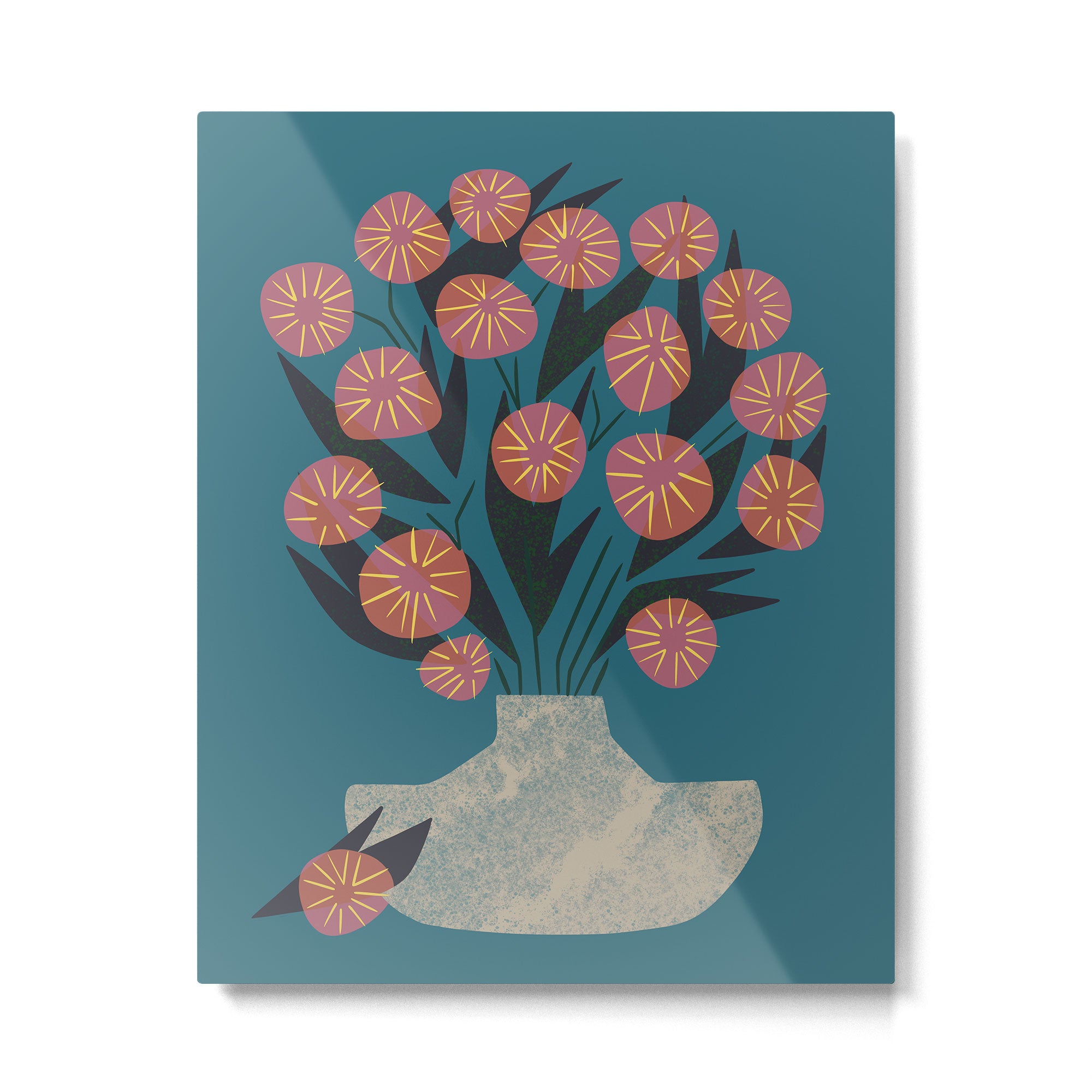 Bouquet Still Life Metal Print Gallery Image 4
