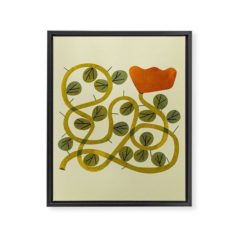 Bramble Rose Framed Canvas Print Gallery Image 8
