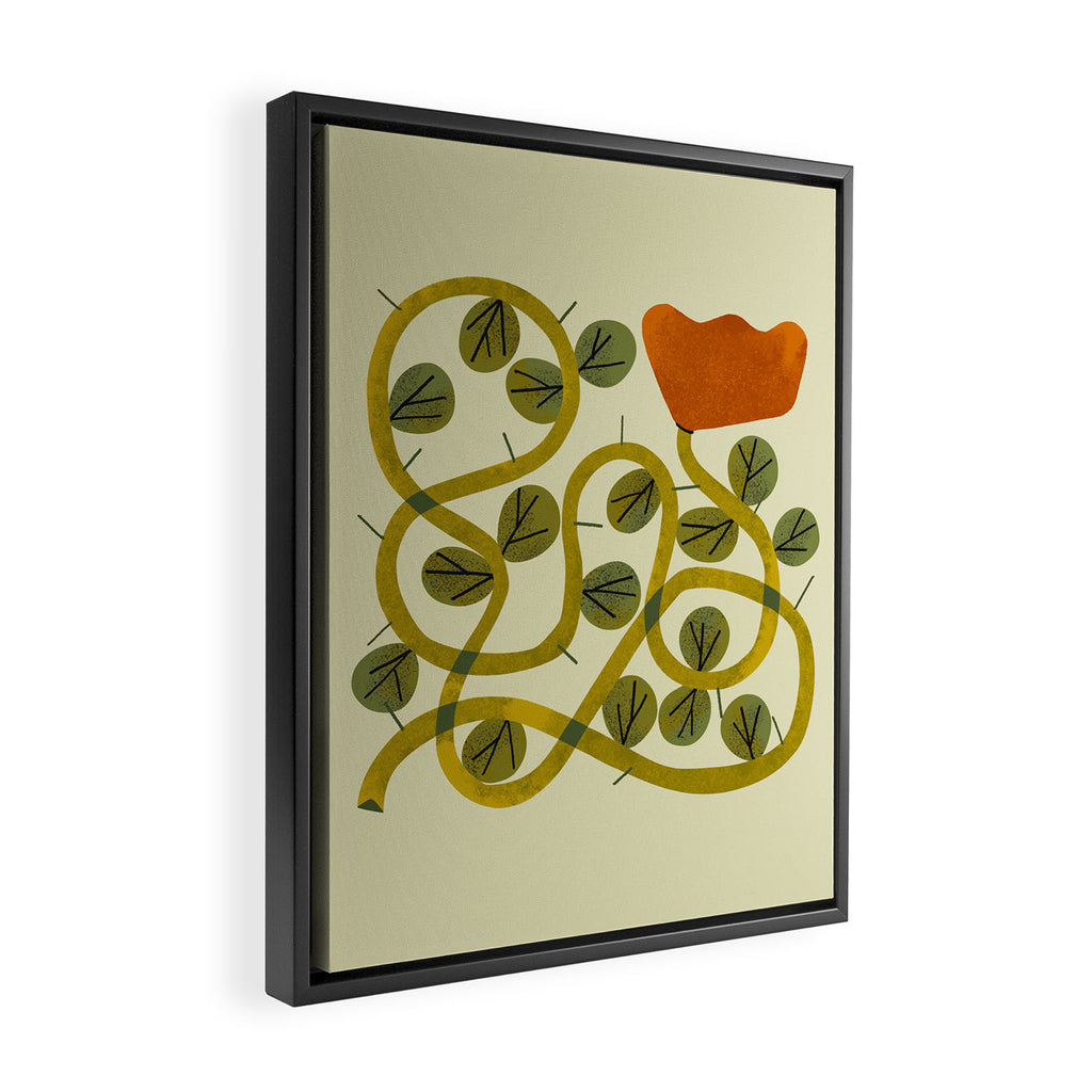 Bramble Rose Framed Canvas Print Gallery Image 2