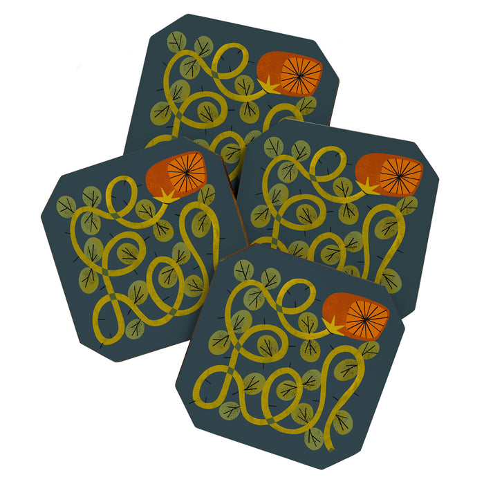 Bramble Rose No. 2 Coaster Gallery Image 1