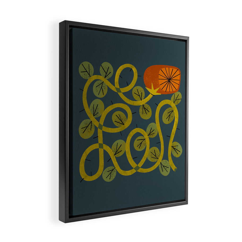 Bramble Rose No. 2 Framed Canvas Print Gallery Image 2