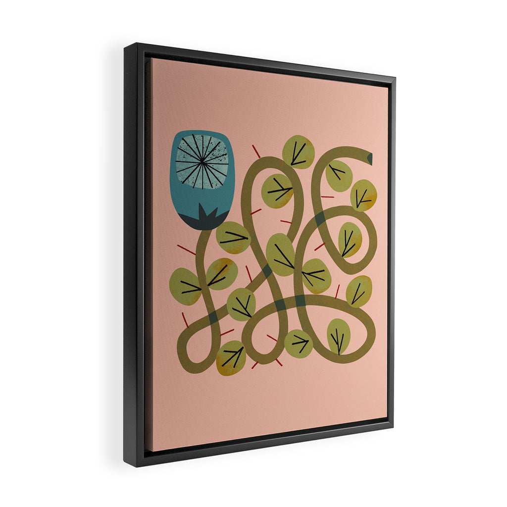 Bramble Rose No. 3 Framed Canvas Print Gallery Image 2
